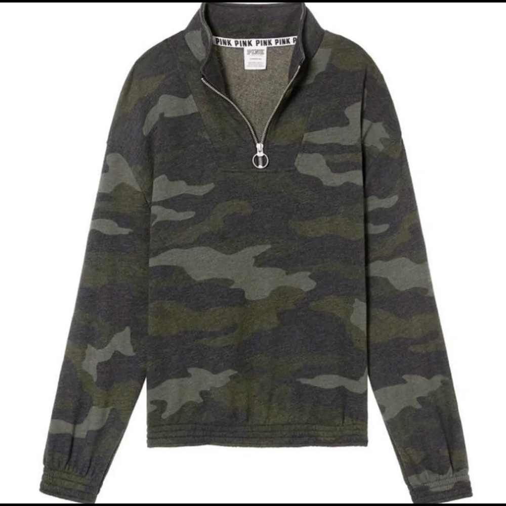 Victoria secret pink camo pullover